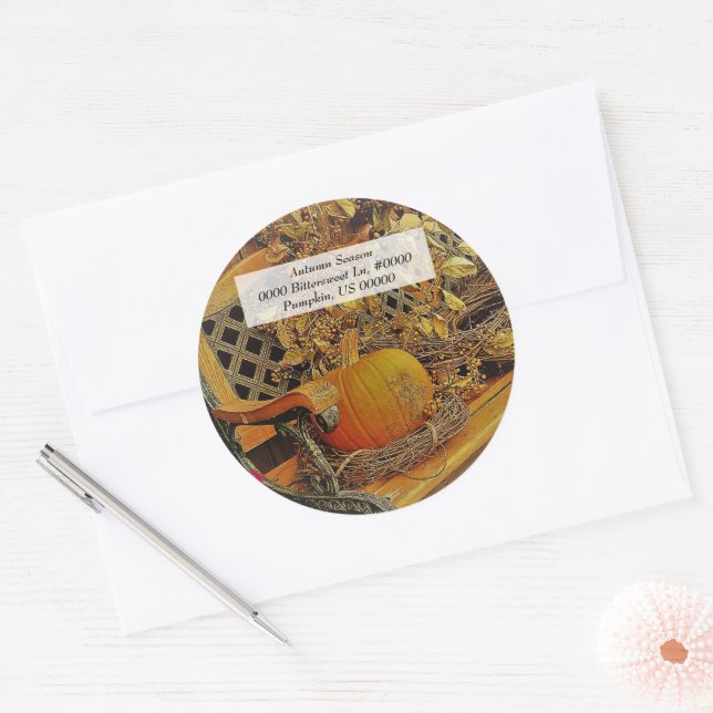 Caída / Calabaza y Vino agridulce / Sellos para so (Sobre)