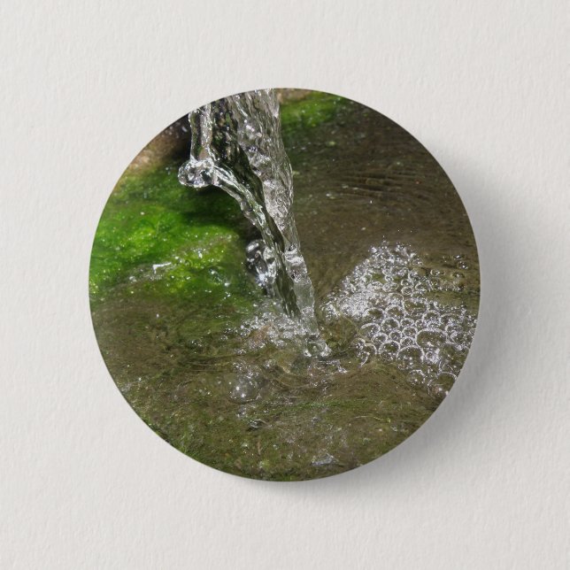 Caída de agua que gotea botón de agua (Anverso)
