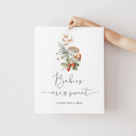 Caída de hongos salvajes Los bebés son Posters dul