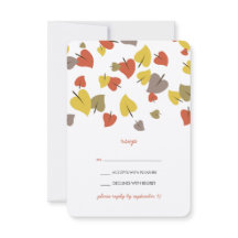 Caída de la tarjeta RSVP