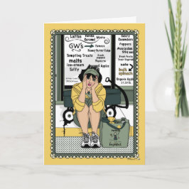 Caída De La Tarjeta Wagon_C_Greeting