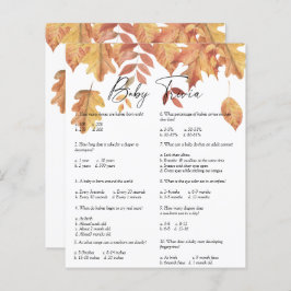 Caída de las hojas - Baby Trivia | Juego Baby Show