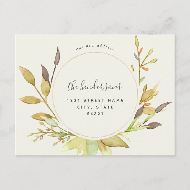 Caída deja nueva Invitación de la casa (Anverso)