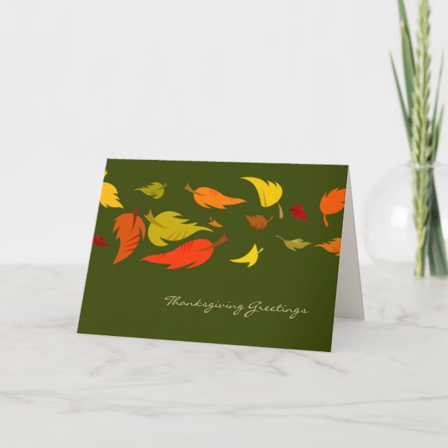 Caída deja tarjetas de felicitación de Acción de G (Anverso)