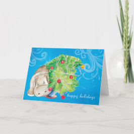 Caída del hipopótamo y del árbol de navidad