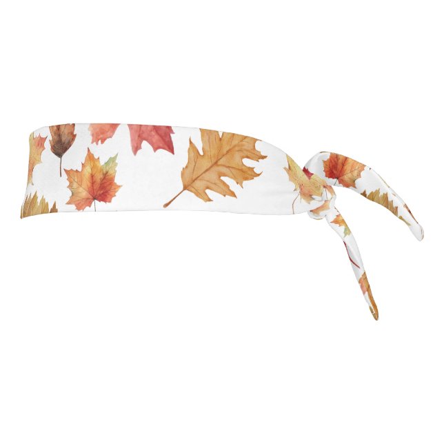 Caída del otoño de acuarela deja un patrón sin foc (Girar 90)