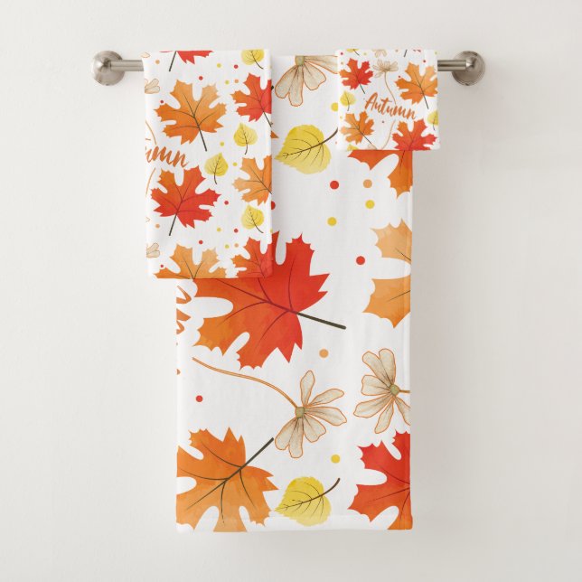 Caída del otoño de hojas de follaje (In situ)