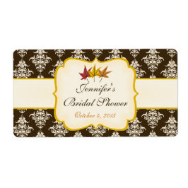 Caída en el amor Etiqueta de botella de agua de du