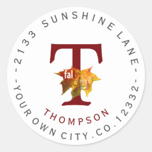 Caída en el amor Etiqueta de dirección circular mo