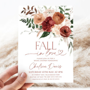 Caída en el amor Invitación a ducha de novia, Mars