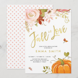 Caída en el amor Invitación a la ducha de novia Be