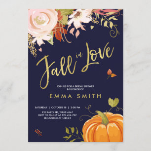 Caída en el amor Invitación a la ducha de novia Be