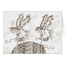 Caída encendido a su Pysanky