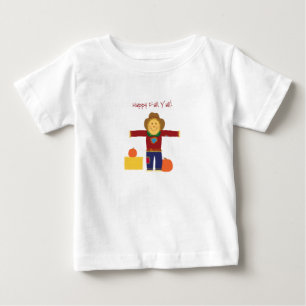 Caída feliz usted: Camisetas del bebé del