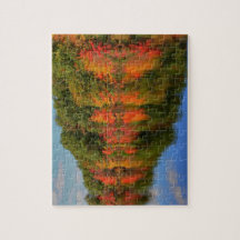 Caída hermosa en el rompecabezas de Nueva