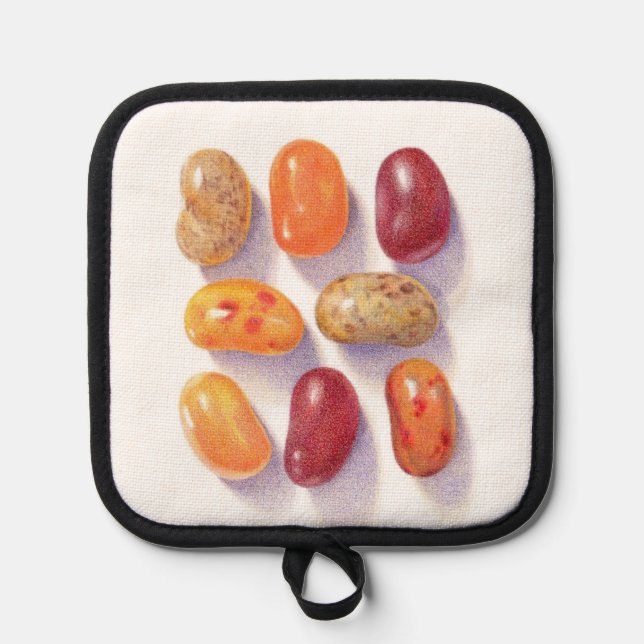 CAÍDA JELLY BEANS Pot Holder (Anverso)
