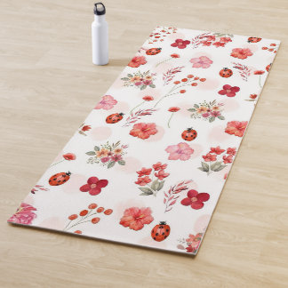 Caída/Otoño Patrón floral Yoga Mat