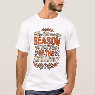 Caída Patriarcado Vintage Camiseta Feminista de Ot