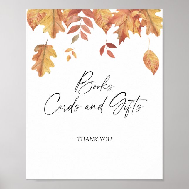 Caídas de hojas - LIBROS TARJETAS Y Posters DE REG (Frente)