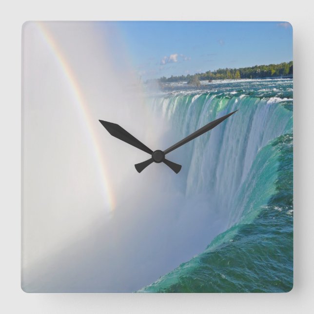 Caídas de la herradura de Niagara Falls y reloj (Anverso)