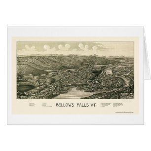Caídas de los bramidos, mapa panorámico del VT -