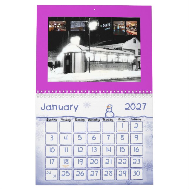 caídas de los bramidos, vt. calendario (Jan 2027)