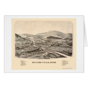 Caídas de los molineros, mapa panorámico de las