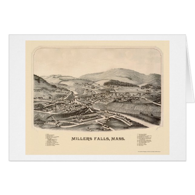 Caídas de los molineros, mapa panorámico de las (Anverso (Horizontal))