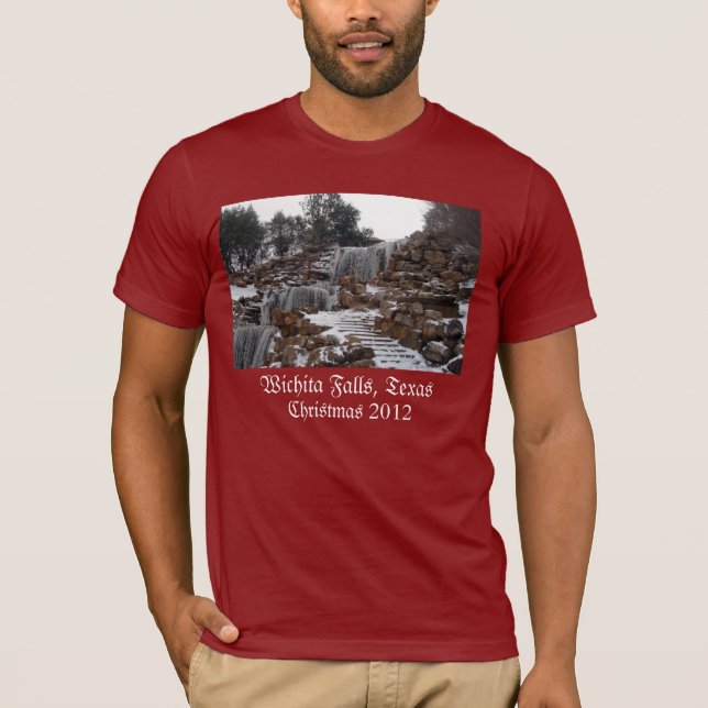 Caídas de Wichita, camiseta del navidad de Tejas (Anverso)