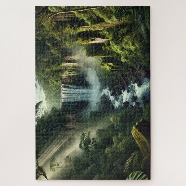 "Caídas del olvido" - Rompecabezas de Jigsaw (Vertical)