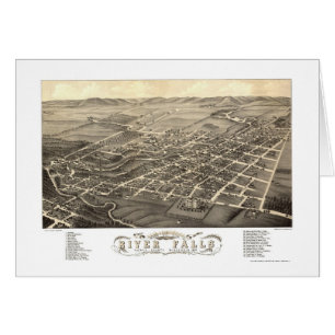 Caídas del río, mapa panorámico de los WI - 188