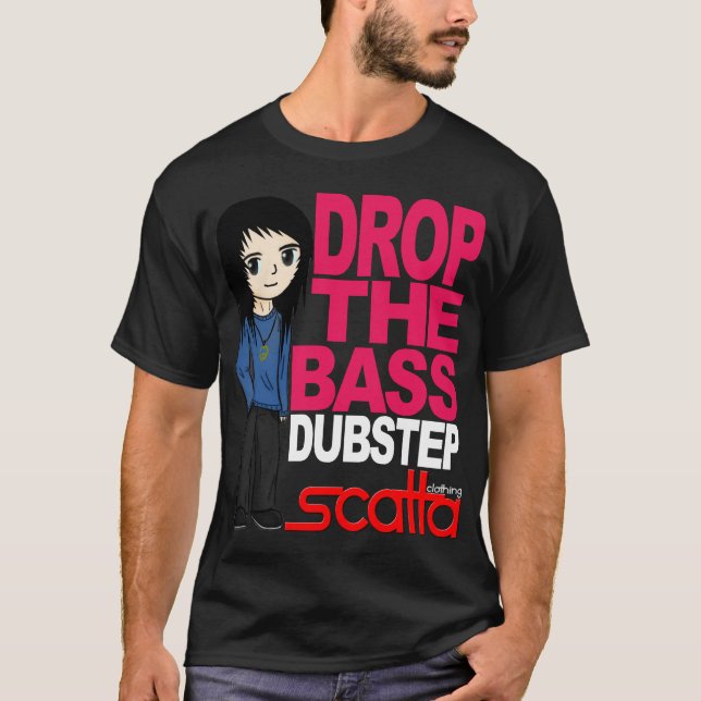 Caiga la camiseta baja de Dubstep (Anverso)