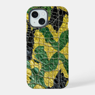 Caimán Cocodrilo Dragón Cuero Amarillo Verde
