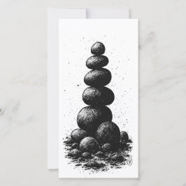 Cairn de Piedras Zen – Invitación Ritual Minimalis