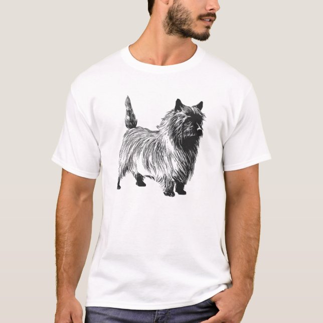 Cairn Terrier - Vieja camiseta (Anverso)