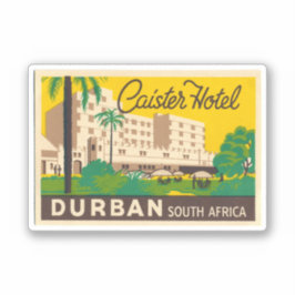 Caiseter Hotel Durban Sudáfrica Pegatina