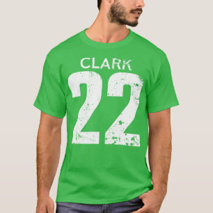 Caitlin White Distressed Jersey Número 22 TShirt