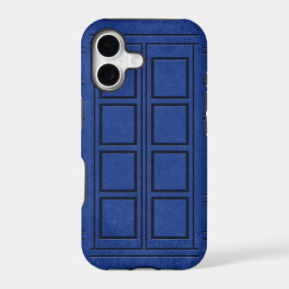 Caja azul de la policía Diario Funda para iPhone 5
