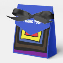 caja azul para agradecerte