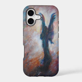 Caja colorida del iPhone del ángel del viento
