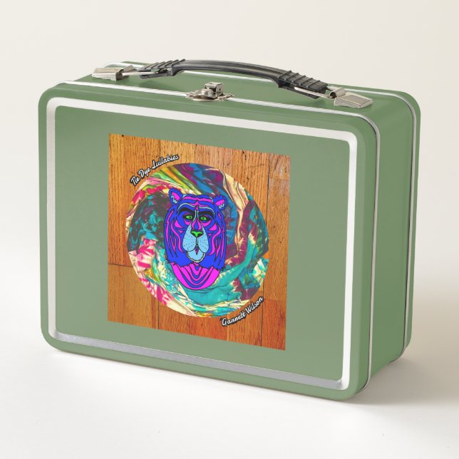 Caja de Almacenamiento Tie Dye Nanas (Anverso)