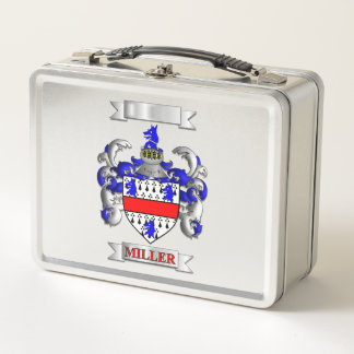 Caja De Almuerzo Apellido Y Escudo De La Familia M