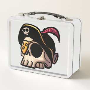 Caja de almuerzo de 2 calaveras