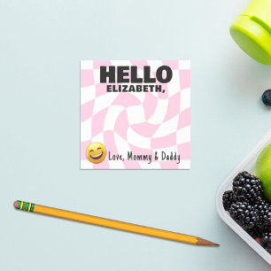 Caja de almuerzo de chico personalizada Nota table