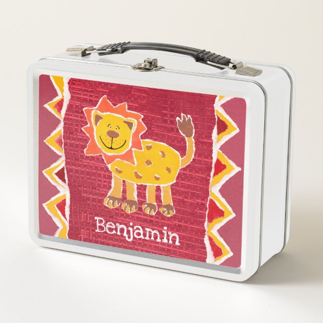 Caja de almuerzo de impresión personalizada de la  (Anverso)