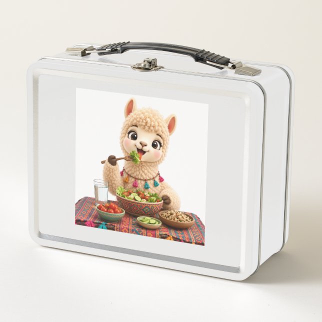 Caja de Almuerzo de Llama Alegre (Anverso)