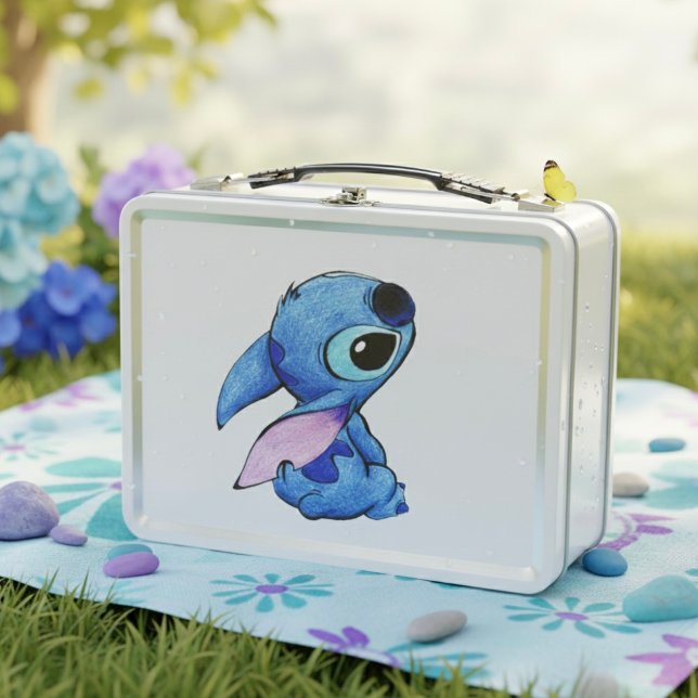 Caja de Almuerzo de Metal de Stitch (Subido por el creador)