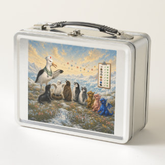 Caja de almuerzo de metal personalizada para enfer