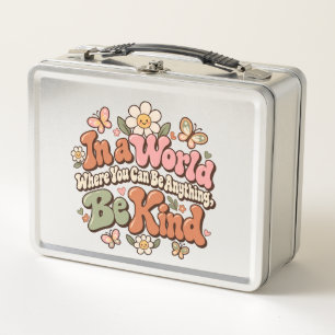 Caja de Almuerzo de Metal Retro Vintage Sé Amable