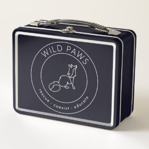 Caja de Almuerzo de Metal Wild Paws
